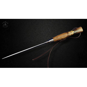 КОЛОС ніж ручної роботи майстра RUSLAN KNIVES, купити замовити в Україні - сталь N690, 60-61кріо HRC. Photo 3